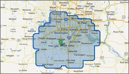 Service Area Map